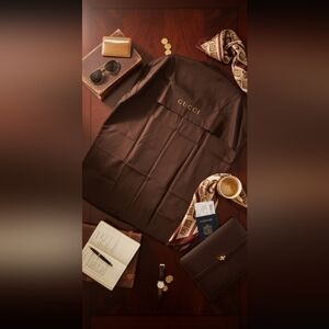 Vintage Gucci Brown Garment Bag 80s Y2K